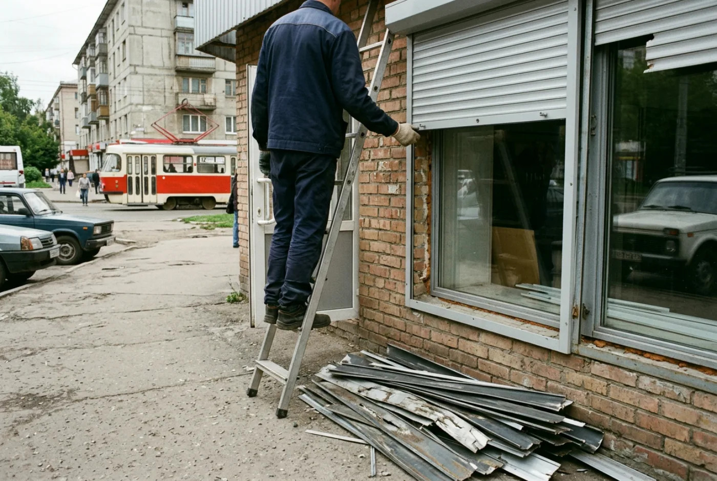 Замена рольставней в Колпино